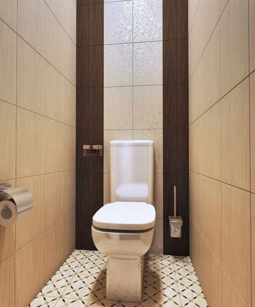 Преимущества глянцевых поверхностей в дизайне маленького туалета